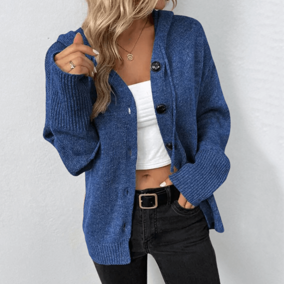 Damen Langstrickcardigan Warm