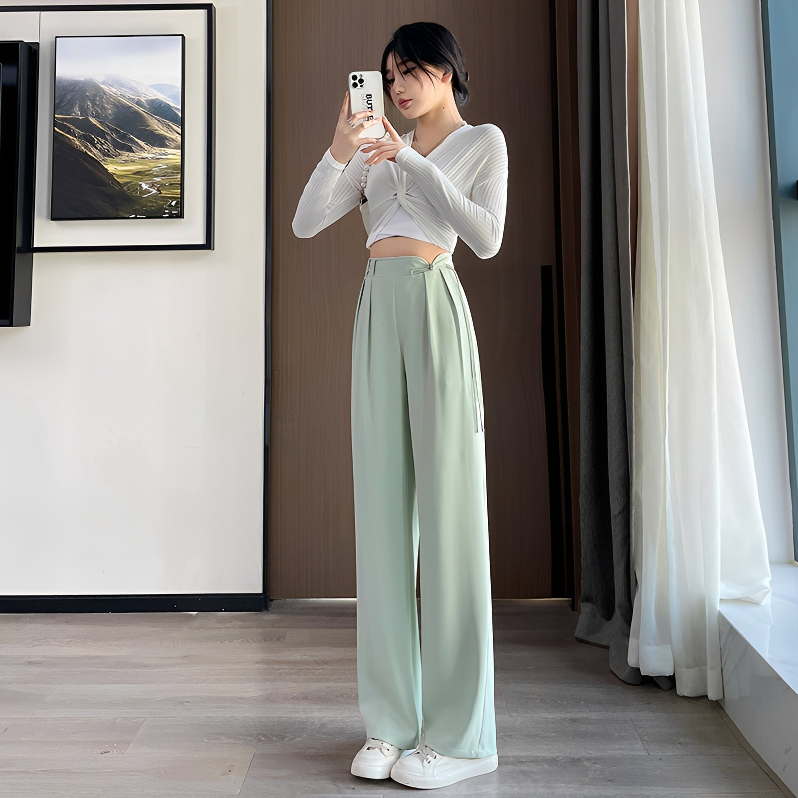 Damen Sommerhose Stilvoll Leicht - Norvielle