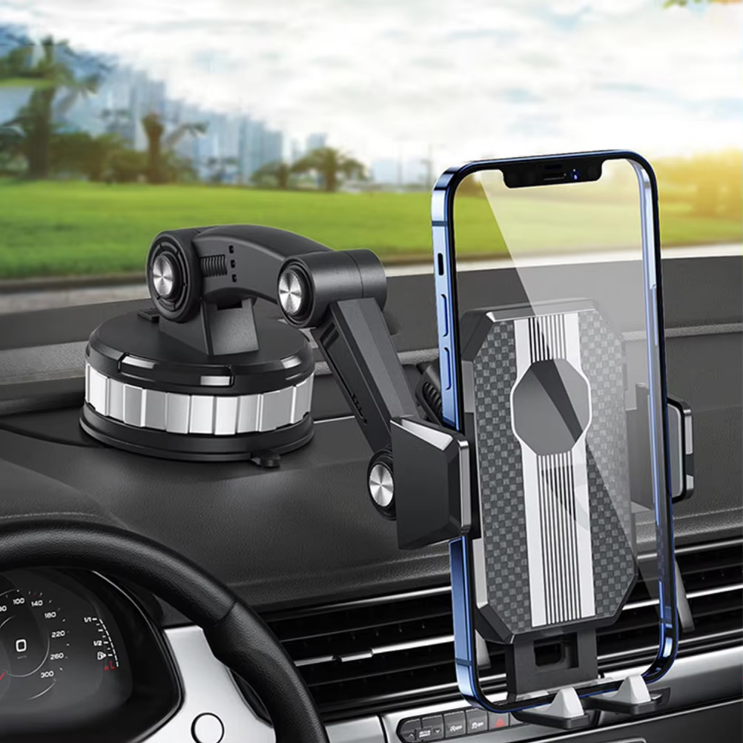 Auto Handyhalterung Saugnapf 360° Drehbar Einhandbedienung - Norvielle