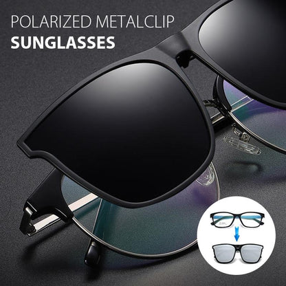 Polarisierte Clip-On Sonnenbrille Flip-Up