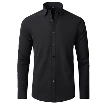 Benjamin Herren Business Hemd Slim Fit Langarm Stretch