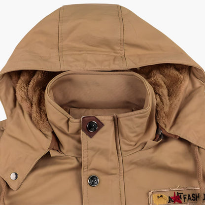 Herren Winterjacke Fleece Isolierend