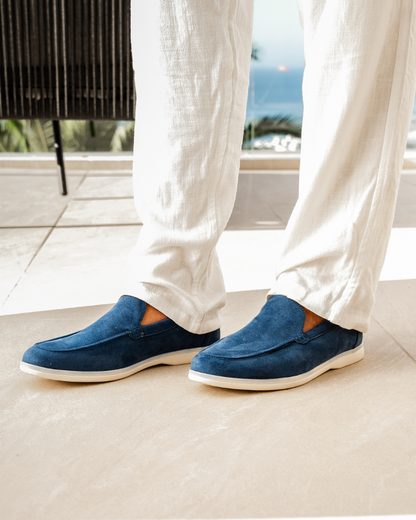 Herren Sommerloafers Wildleder