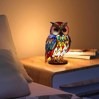 Handgefertigte Herzen-Lampe aus Glas mit warmem Licht Effekt