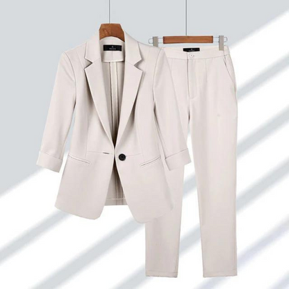 Norvielle Herren Blazer Anzug Hose