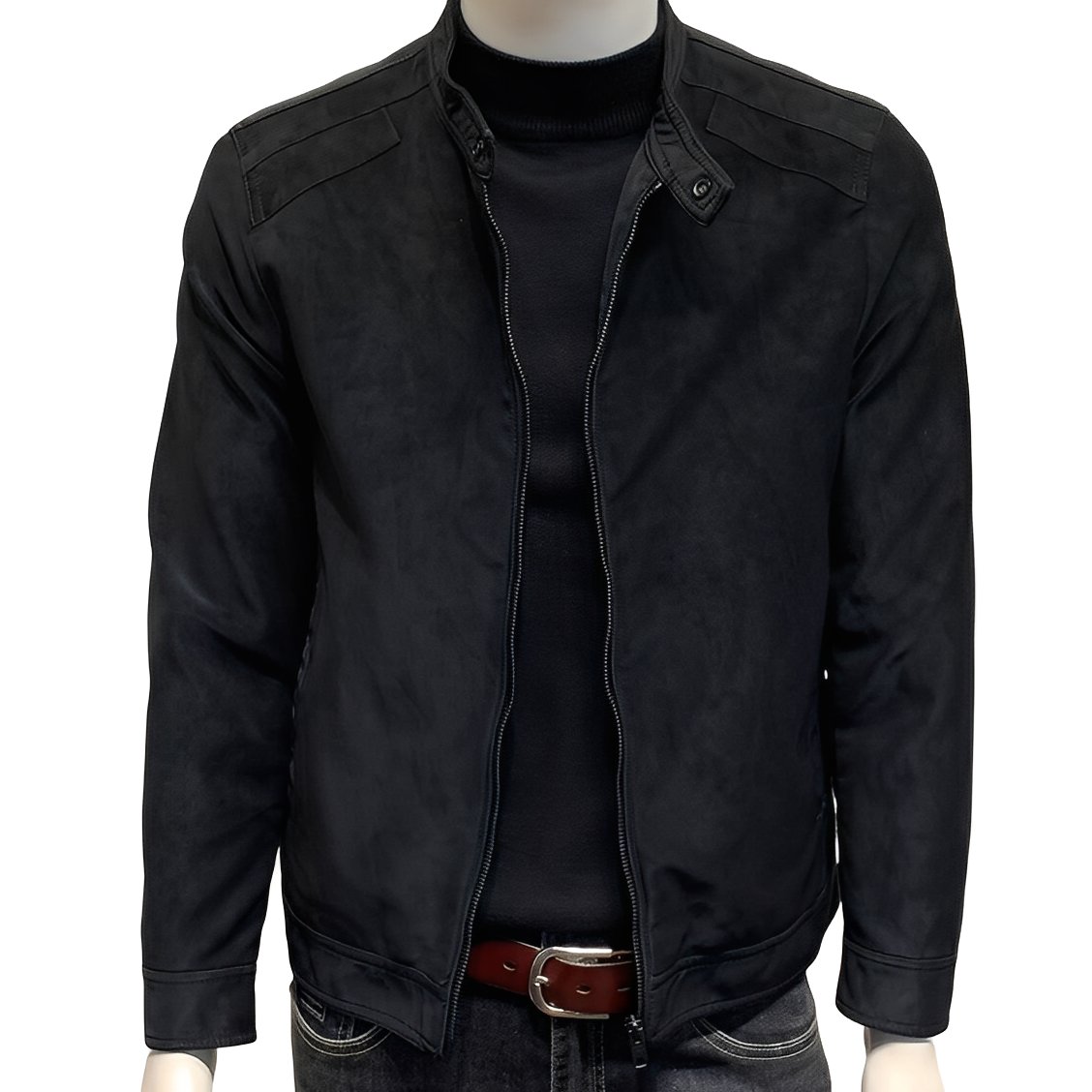 Herren Wildlederjacke Stilvoll