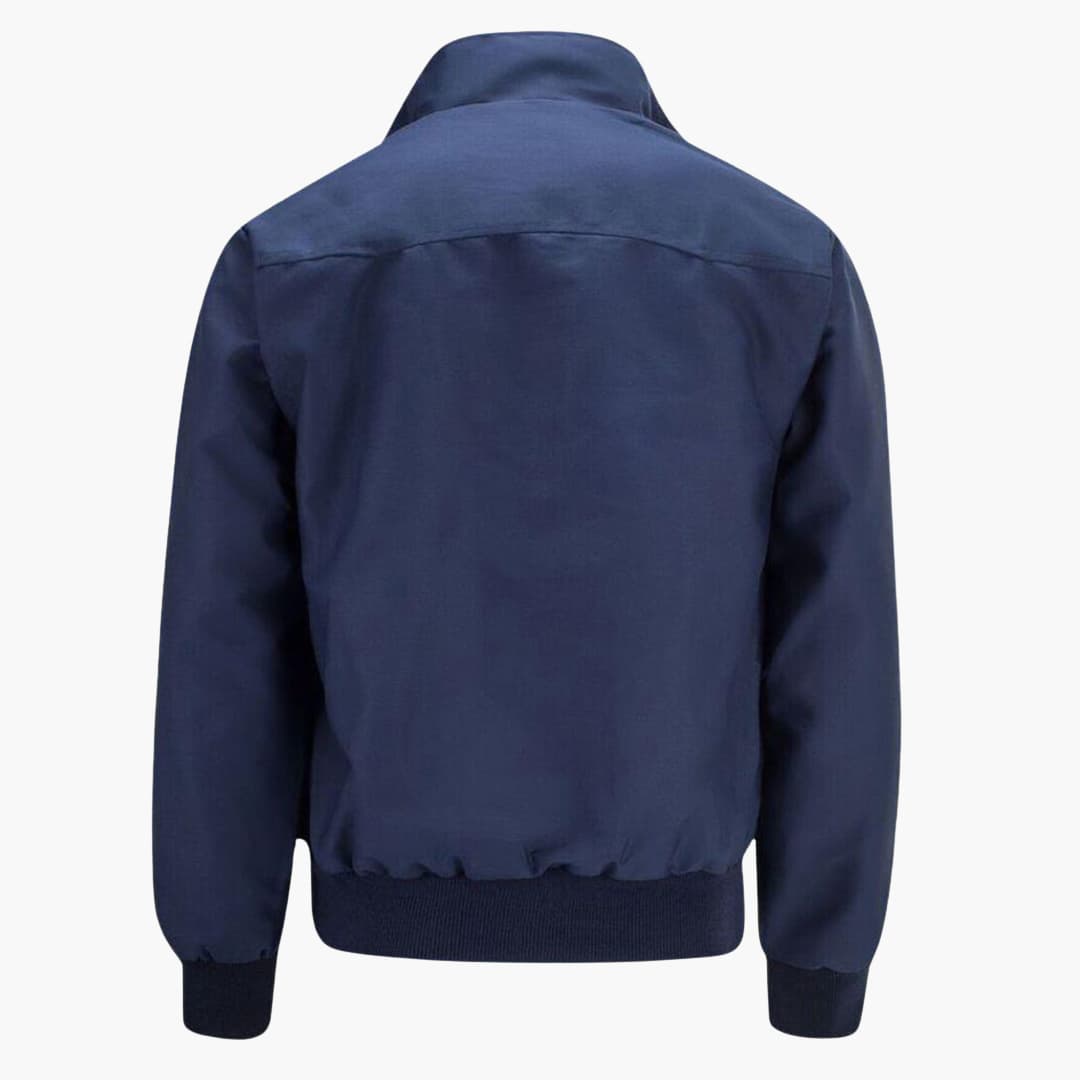 Herren Winterjacke Rippbündchen Reißverschluss