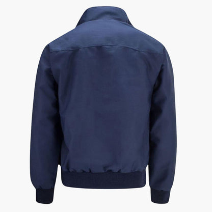 Herren Winterjacke Rippbündchen Reißverschluss