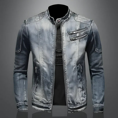Damen Jeansjacke Blau - Norvielle