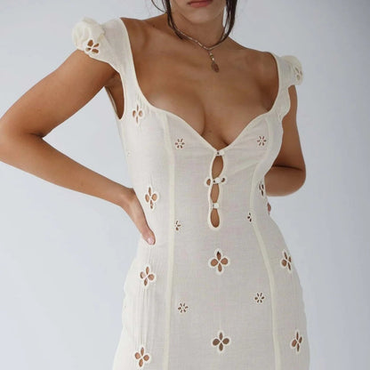 Damen Meerjungfrauen-Midi-Kleid Figurbetont