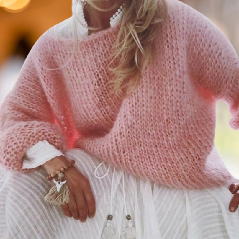 Norvielle Damen Pullover Weich Elegantes Design - Norvielle