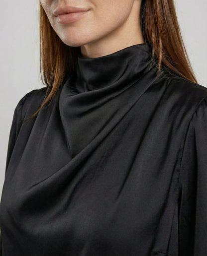 Damen Satinkleid Elegantes