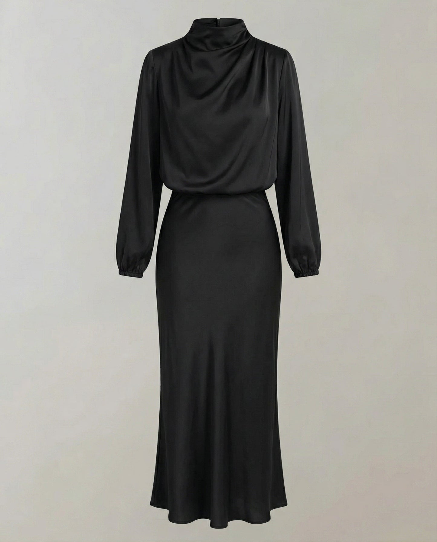 Damen Satinkleid Elegantes
