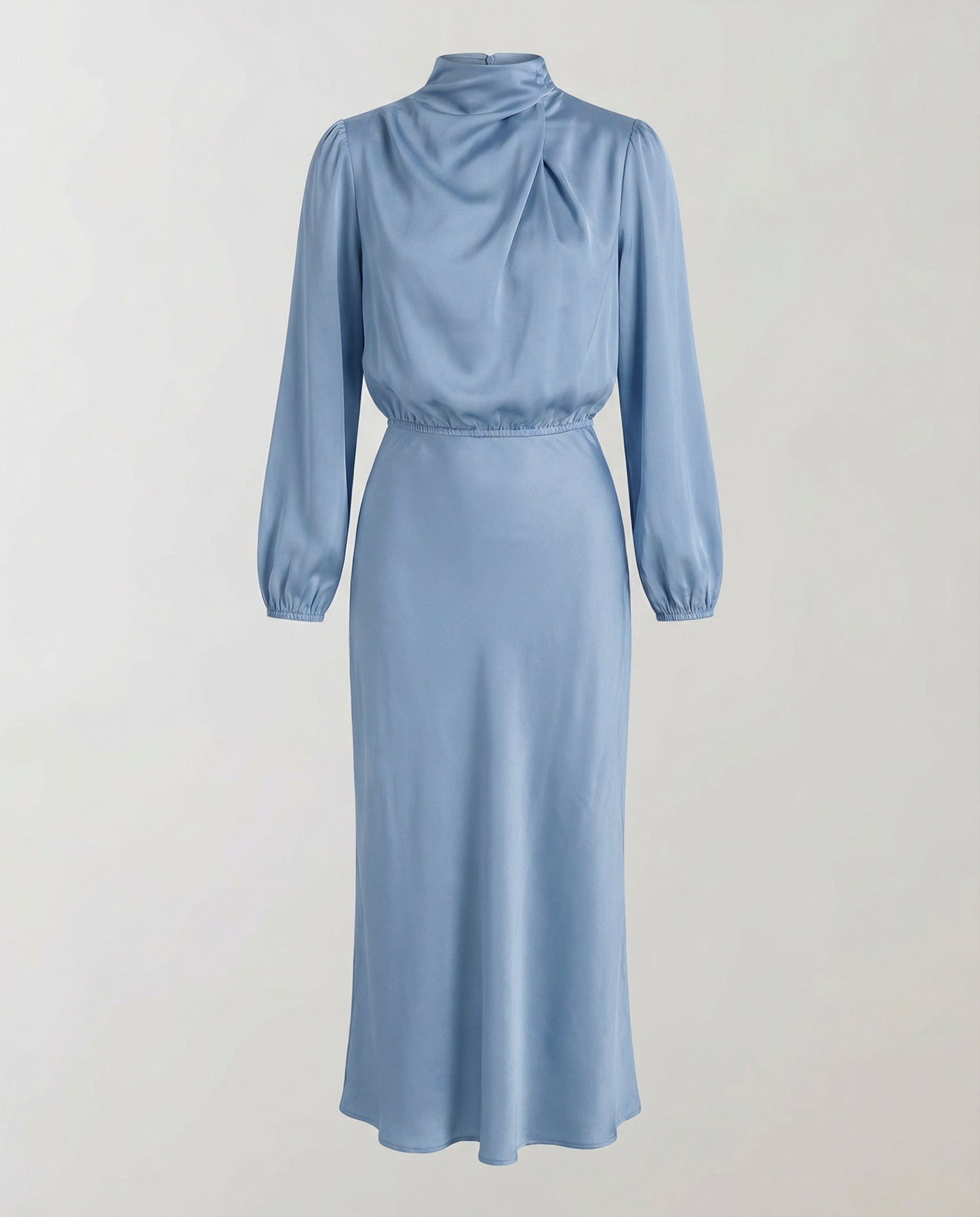 Damen Satinkleid Elegantes