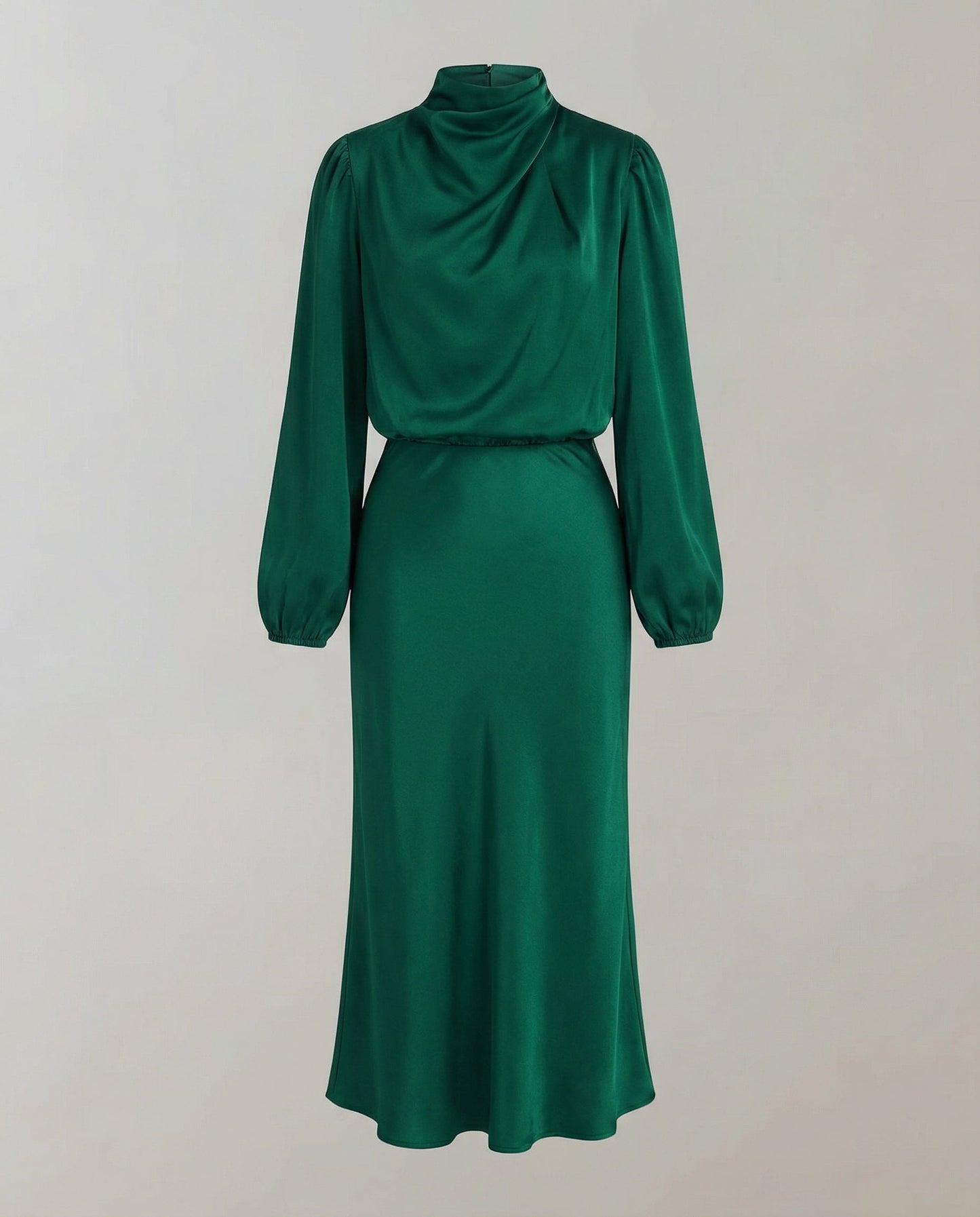 Damen Satinkleid Elegantes