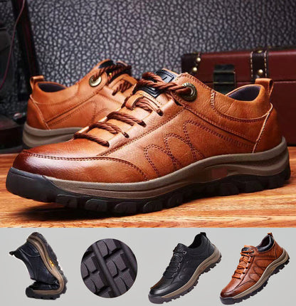 Herren Freizeitschuhe Echtes Rindsleder Orthopädisch