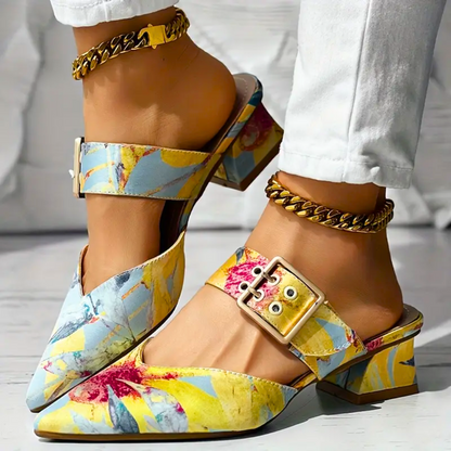 Norvielle Damen High Heels Bunt