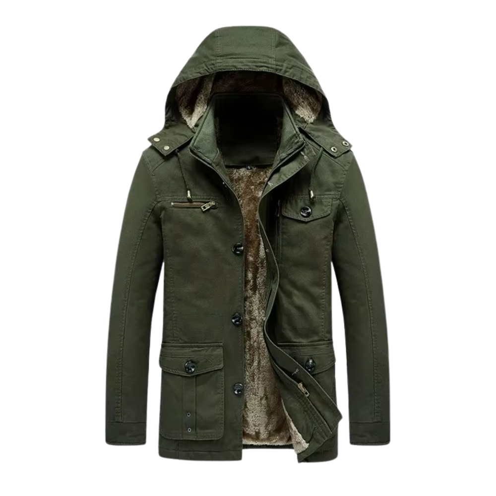 Gepolsterte Damen Winterjacke Isoliert