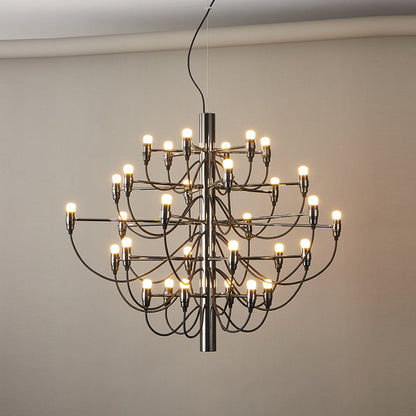 Italienischer Kronleuchter Mittelalterlich Design Kupfer - Norvielle