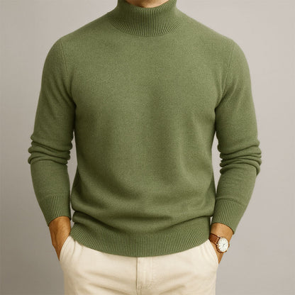 Cashmere Stehkragenpullover