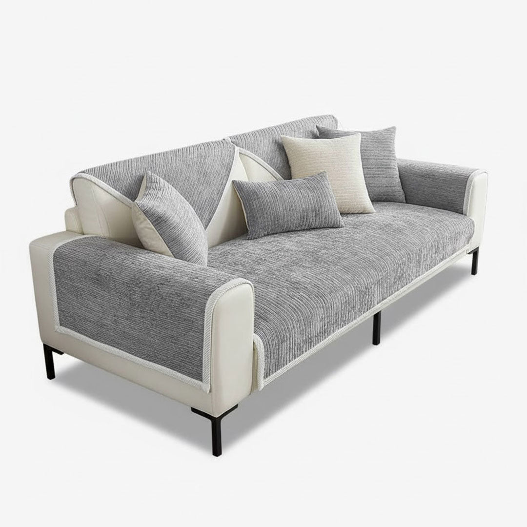 Haustierfreundlicher Sofaüberzug aus Chenille-Stoff - Norvielle
