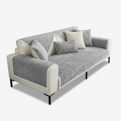 Haustierfreundlicher Sofaüberzug aus Chenille-Stoff - Norvielle