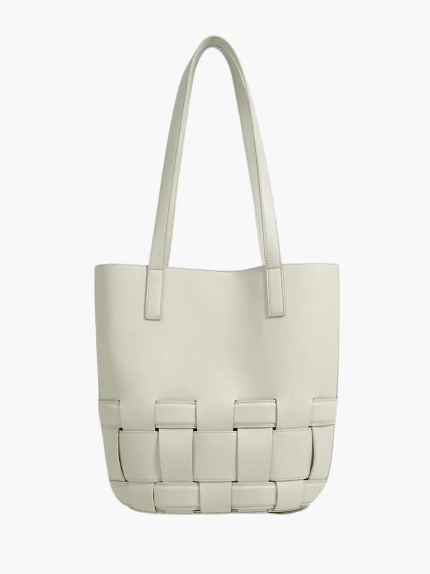 Geflochtene Leder Damenhandtasche - Norvielle