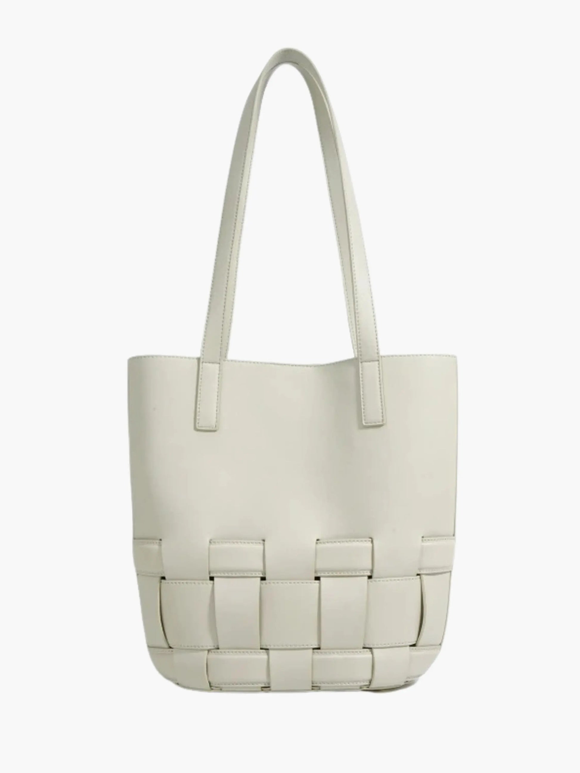 Geflochtene Leder Damenhandtasche - Norvielle