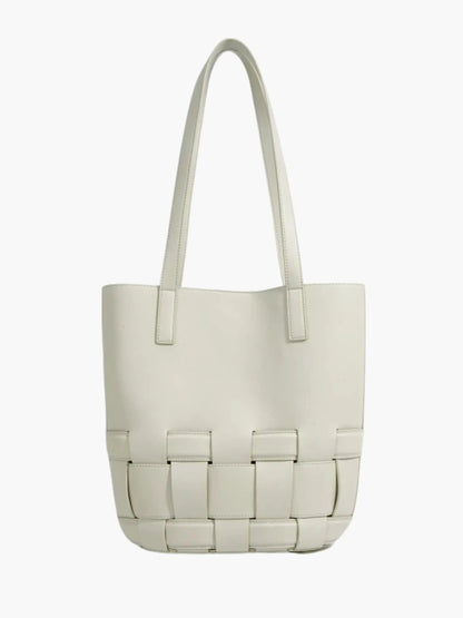 Geflochtene Leder Damenhandtasche - Norvielle