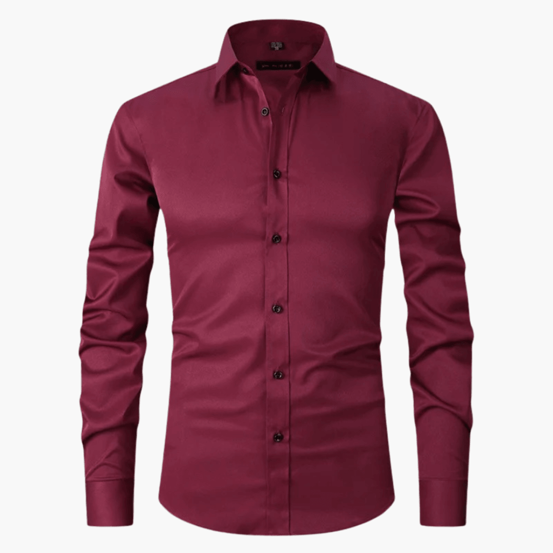Herren Slimfit Langarmhemd - Norvielle