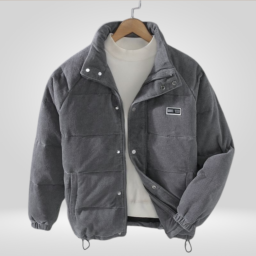 Herren Winterjacke Strukturiert