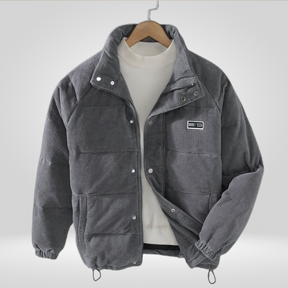 Herren Winterjacke Strukturiert