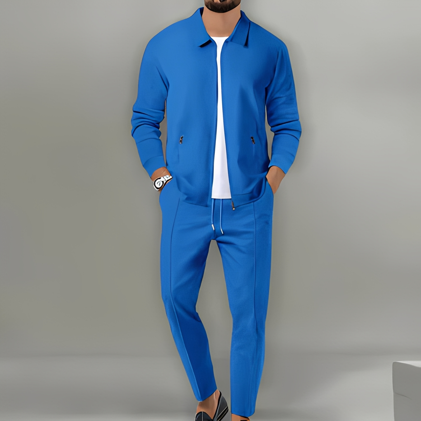 Herren Anzug Entspannter Trend Stoff