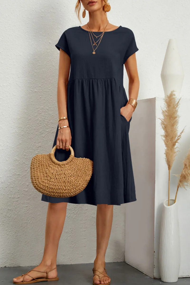 Imogen Damen Patchwork-Kleid Zeitgemäß - Norvielle