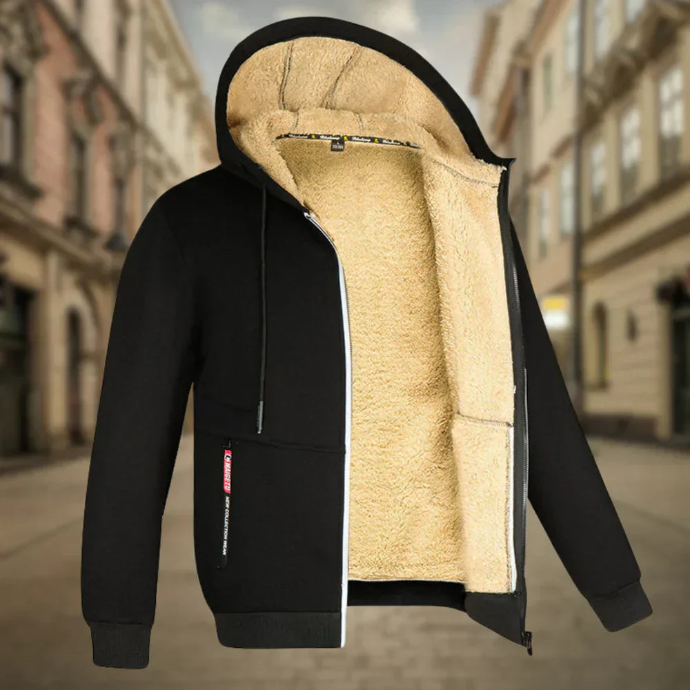 Herren Fleece Hoodie Remy