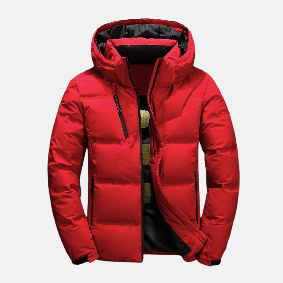 Daunenjacke Damen Mit Kapuze Gequiltet Wasserabweisend