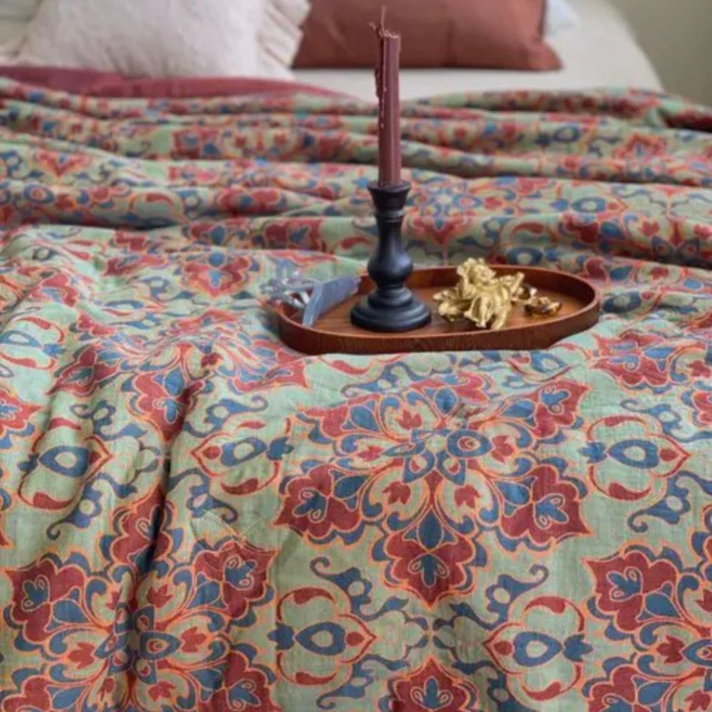 Sommerdecke Floral Lebhaftes Muster
