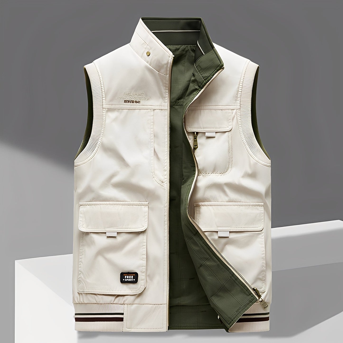 Herren Weste Mit Vielen Taschen Edel