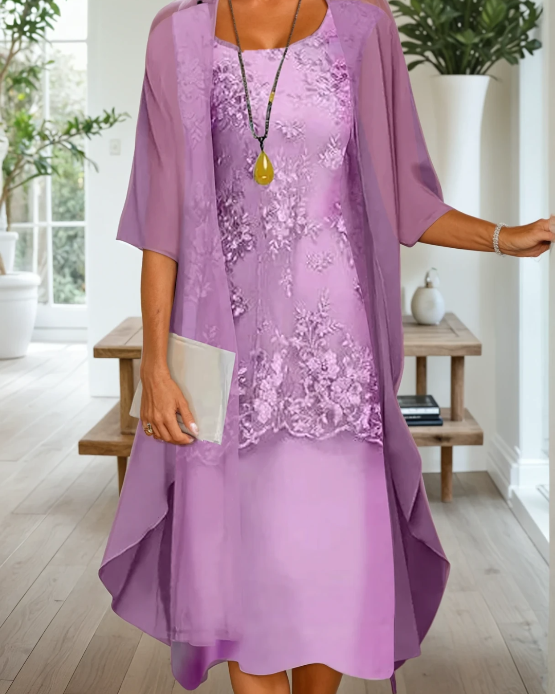 Damen Maxi-Kleid Elegantes Festkleid