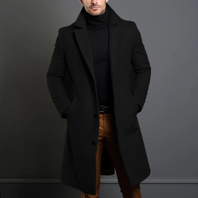 Herren Langmantel Elegant Winter - Norvielle