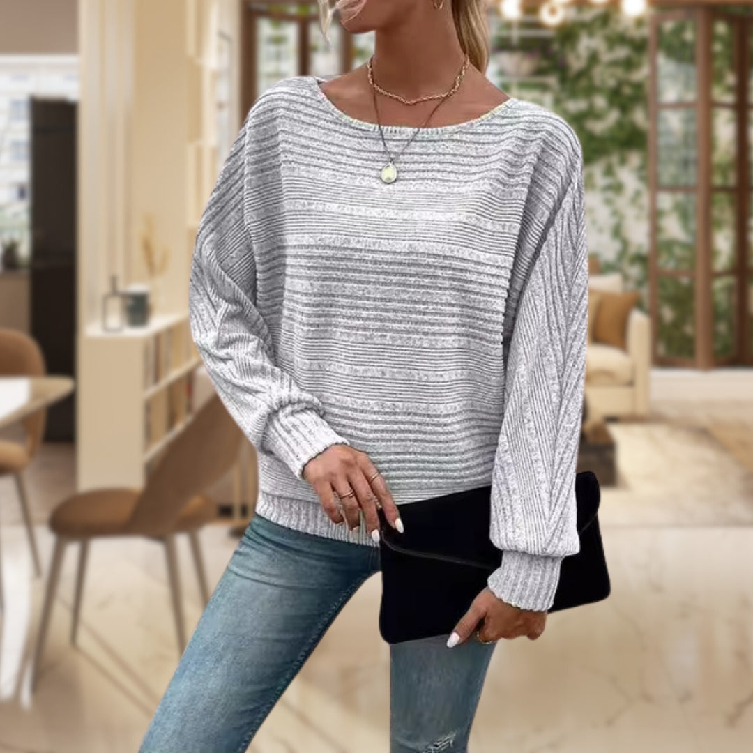 Norvielle Damen Pullover Warm Bequem