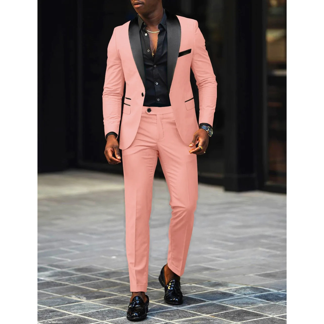 Herren Klassischer Anzug Jacke und Hose Kombination - Norvielle