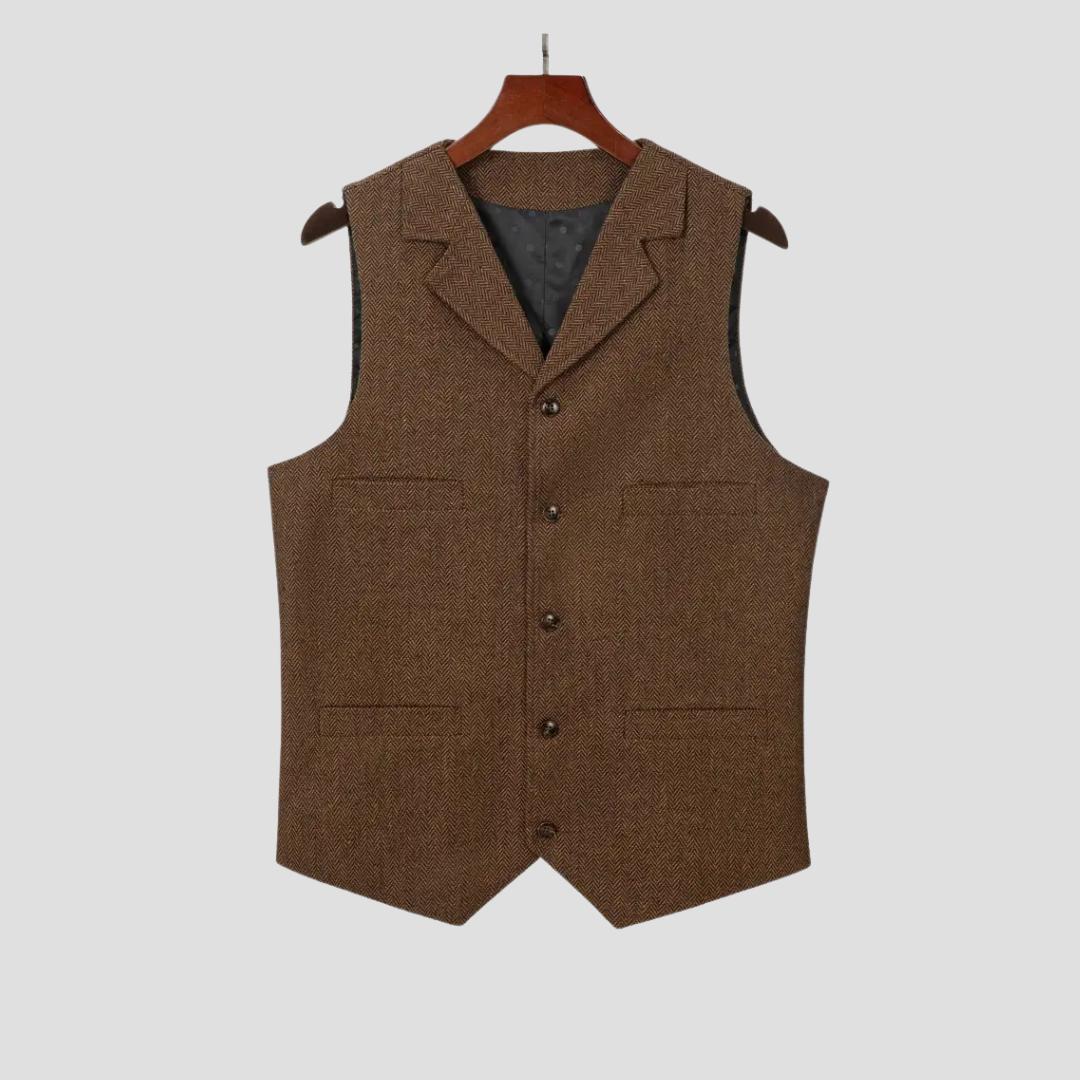 Herren Wollweste Tailored Look Vielseitig
