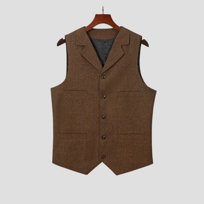Herren Wollweste Tailored Look Vielseitig