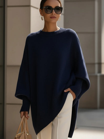 Damen Eleganter Oversized Pullover