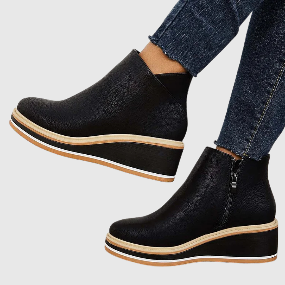 Damen Stiefel Elegante Boots Leder Hochwertig