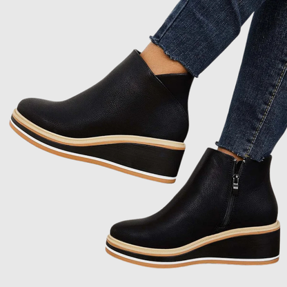 Damen Stiefel Elegante Boots Leder Hochwertig