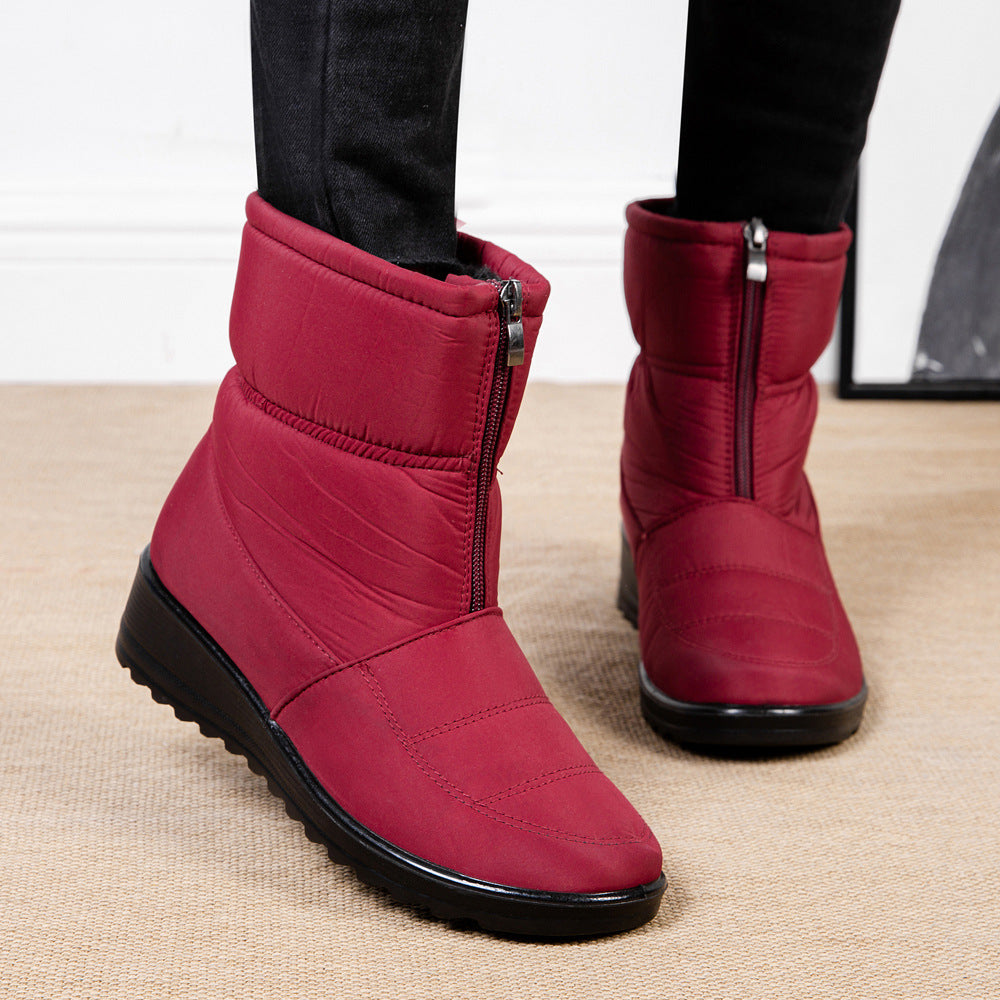 Louisa Damen Schneestiefel Wasserdicht Schwarz - Norvielle