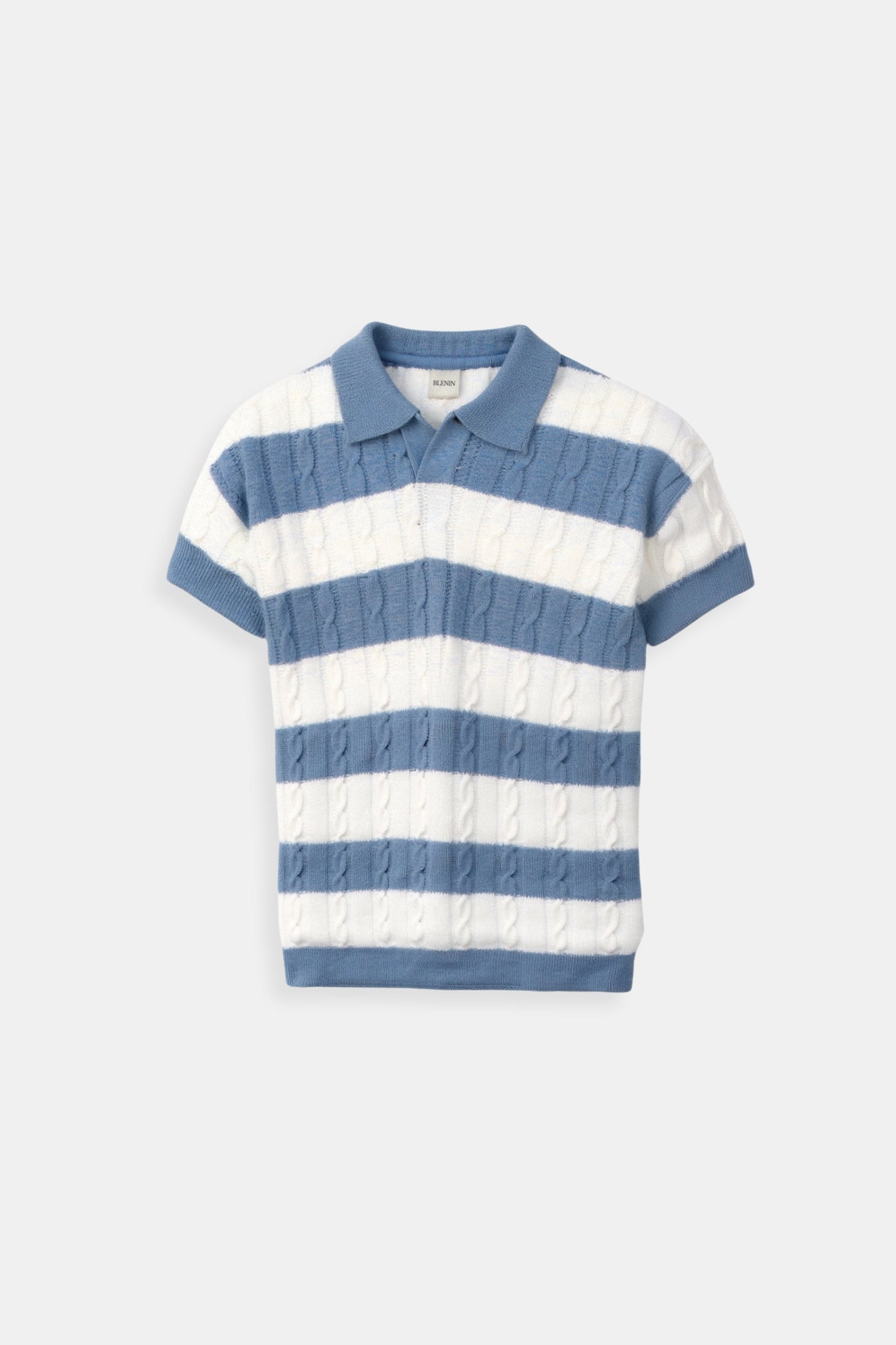 Herren Poloshirt Kurzärmelig Gestreift Sportlich Elegant