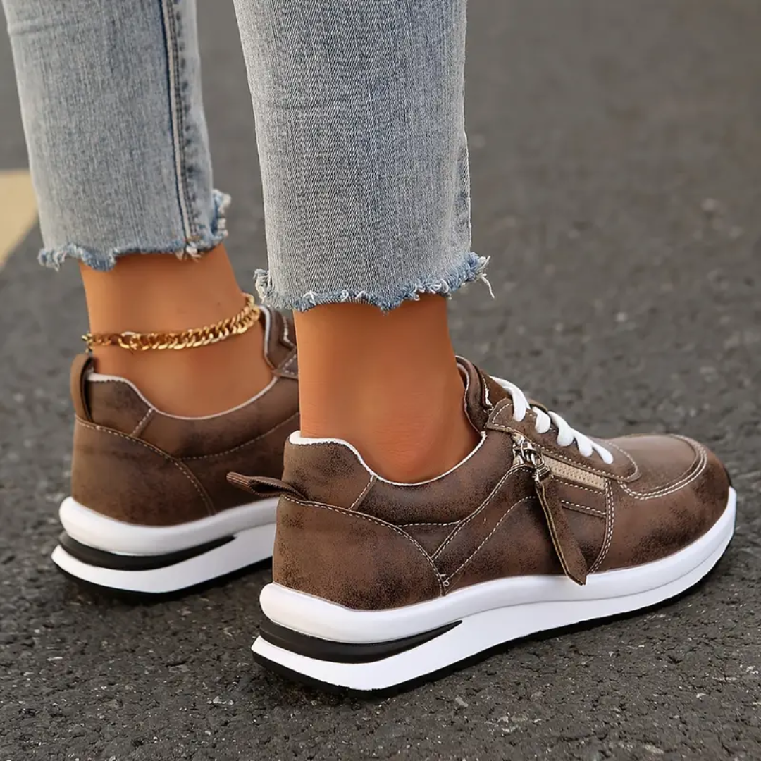 Norvielle Damen Orthopädische Sneaker Komfortschuhe